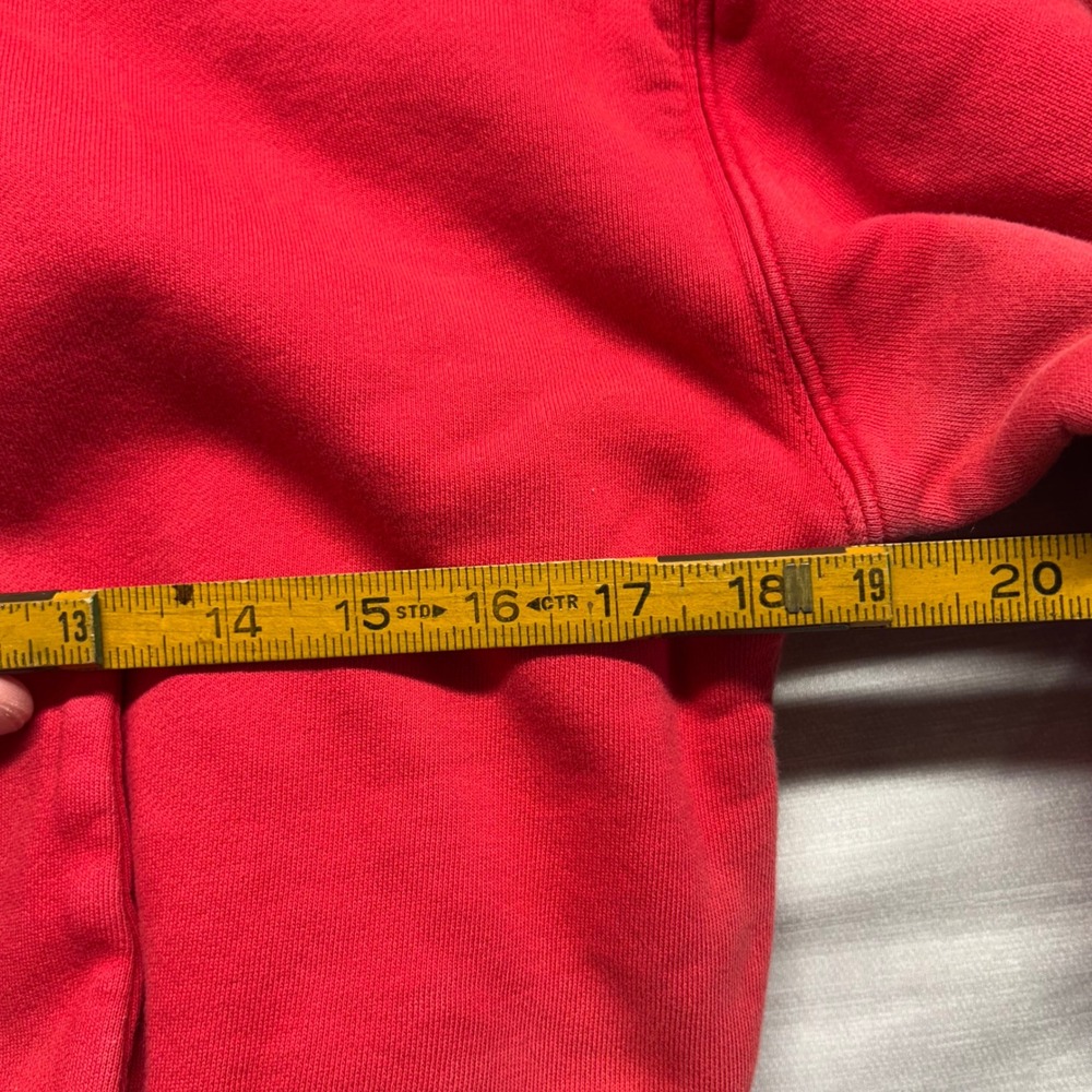 Yeezy Gap Double Layer Hoodie Red Kids Large 701378-00 FA21 Sweatshirt - Picture 7 of 8